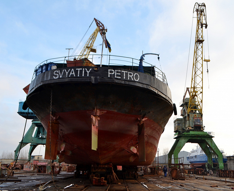Смарт Меритайм Груп производит аварийный ремонт судна